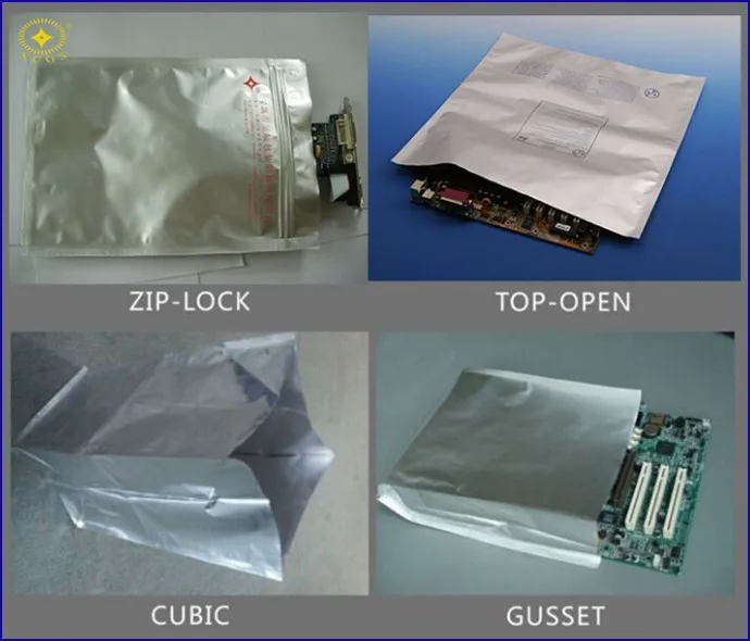 Moisture Barrier Cubic Bag Large Aluminum Foil Zip Lock Product