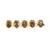 Europe and America explosion models Fashion jewelry three-dimensional personality rhinestone insect bee ring for women