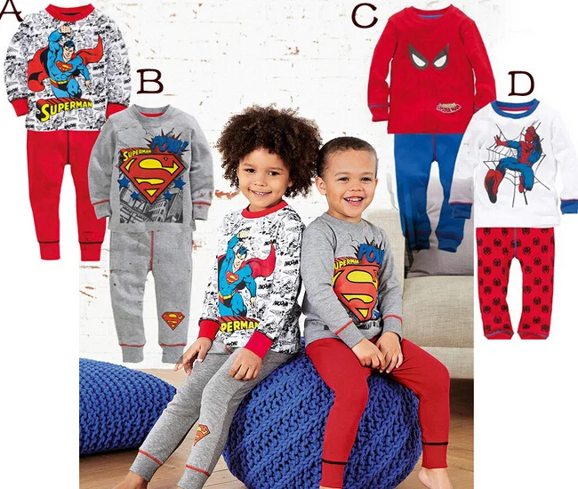 Yy10127b 2018 Kids Sleepwear Set Cotton Pajamas Children's Boutique ...