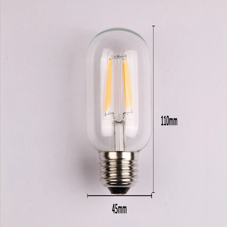 T45 Bulb - Retro Chandelier Lamp with 4W LED Filament