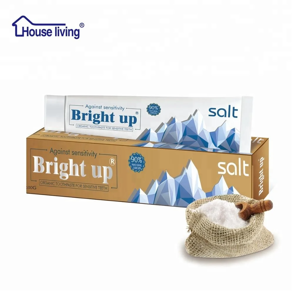 Bright Up Herbal Sea Salt Teeth Whitening Organic Tooth Paste Natural