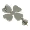 New Stainless Steel Four Leaf clover shamrock Peg Bail 972520