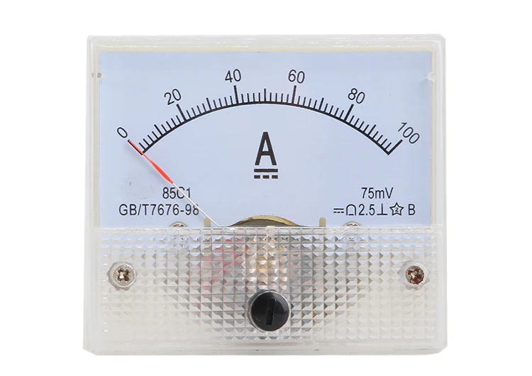DC 10a Analog Ammeter Panel Current Meter 85c1 0-10a DC Directly Connect for sale online 