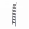 Steel platform catwalk ladder mobile work step with handrail for construction