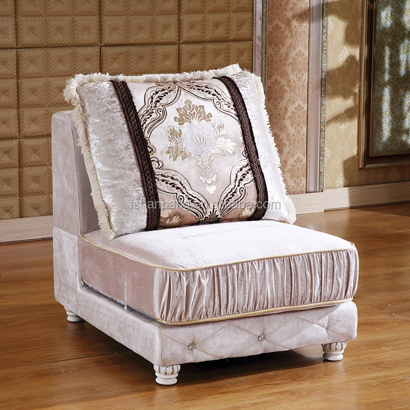 Luxury  Living Room Furniture Wooden Warm Sofa Set