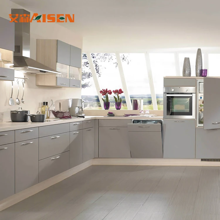 Popular High Gloss Matt Grey Lacquer Kitchen Cabinet Buy Lacquer