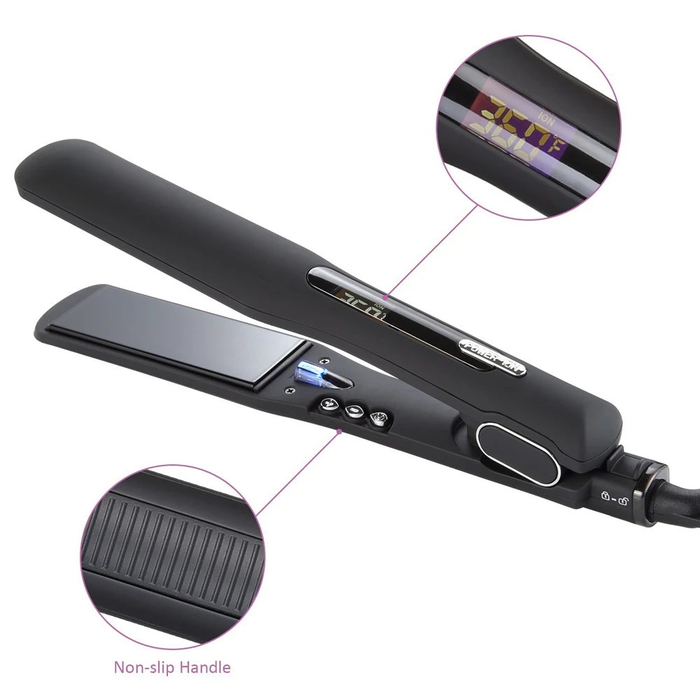2018 new arrivals zig zag hair straightener hair flat irons