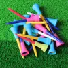 Multi Color Plastic Golf Tees 56mm 2.2 inch Durable Rubber Cushion Top