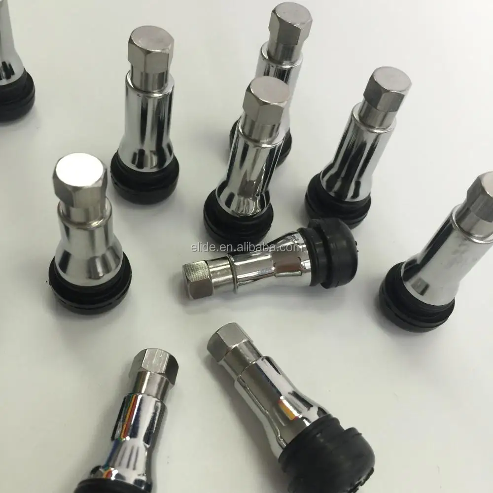 Valve Stems For Tubeless Tires CKAuto TR413AC Chrome Tire Valve