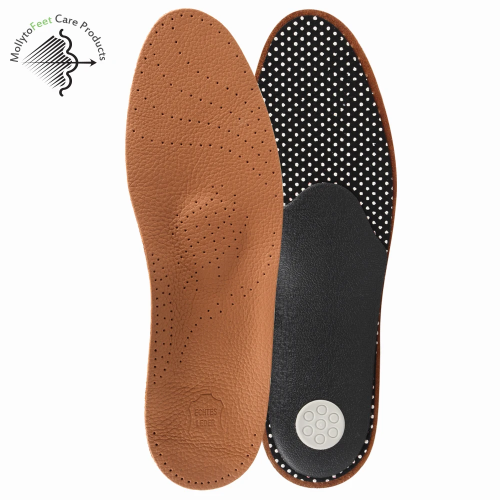 leather insoles with arch support