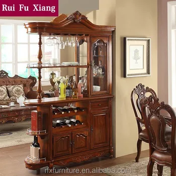 American Classical Style Display Cabinet Living Room Cabinet