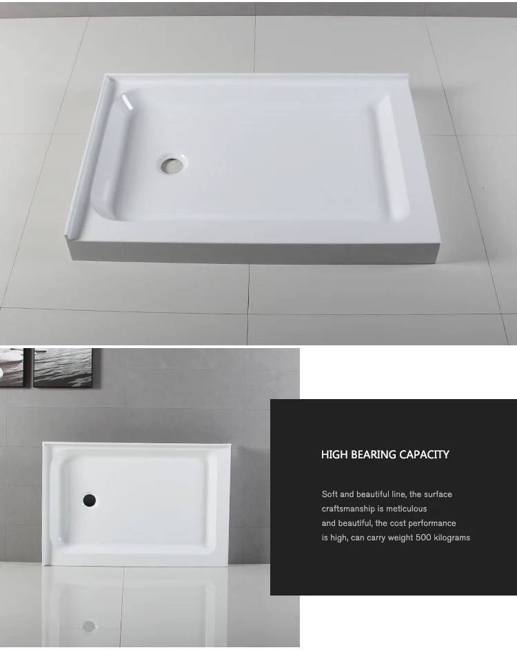 High Quality Cheap 48" X 32" Cupc Antislip Bottom Acrylic Shower Tray