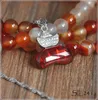 Sterling Silver Ingot Pendant with Ruby cut out of centre, stamped 925