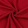Polyester imitated cashmere brushed hacci stretch knit fabric for garment