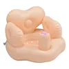 eco-friendly vinyl inflatable baby dining chair seat durable pvc safety foldable relax toddler bath sofa