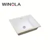 Wall mounted solid surface Porcelain Art Sink/Basin in Fashion Design for Bathroom
