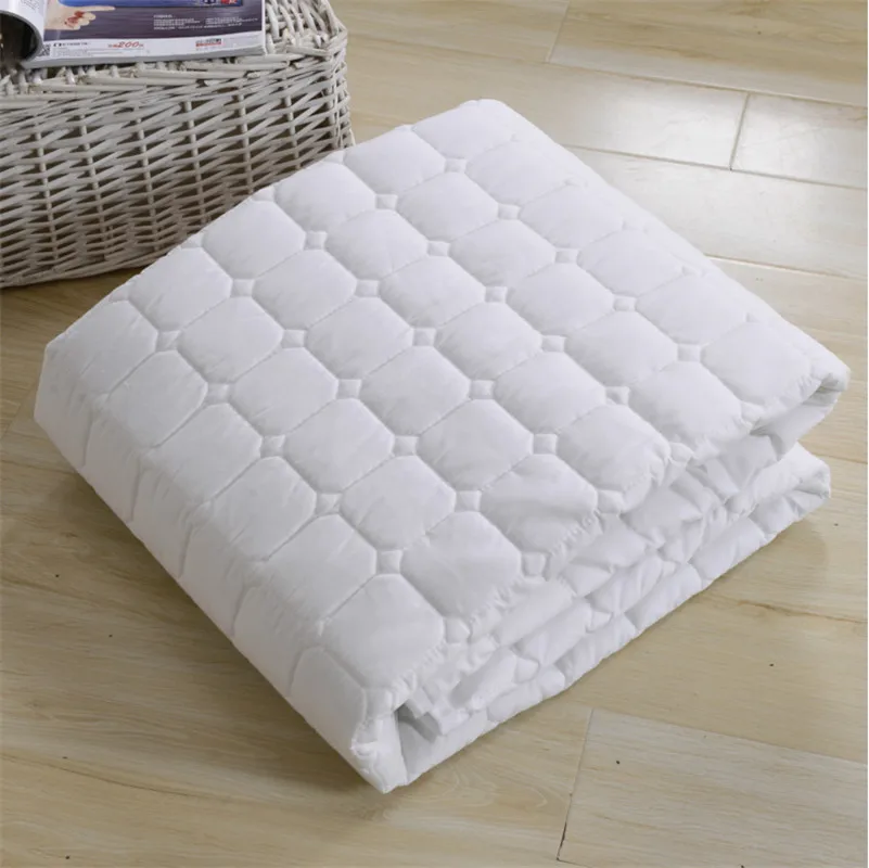 Feather Fabric Bed Pad Thickened Folding Hotel Bed  Protection Mattress