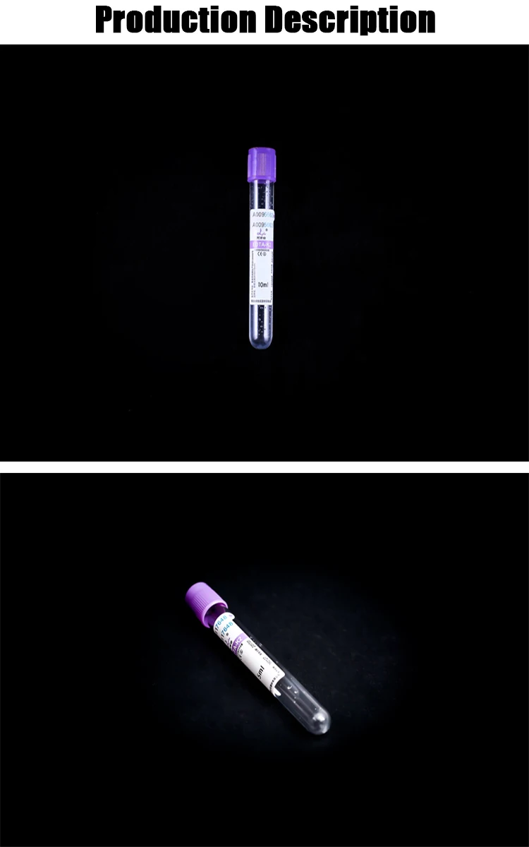 AMA Disposable EDTA vacutainer Vacuum Blood Collection Tube 