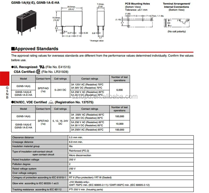 G5g 1a 12vdc реле omron схема