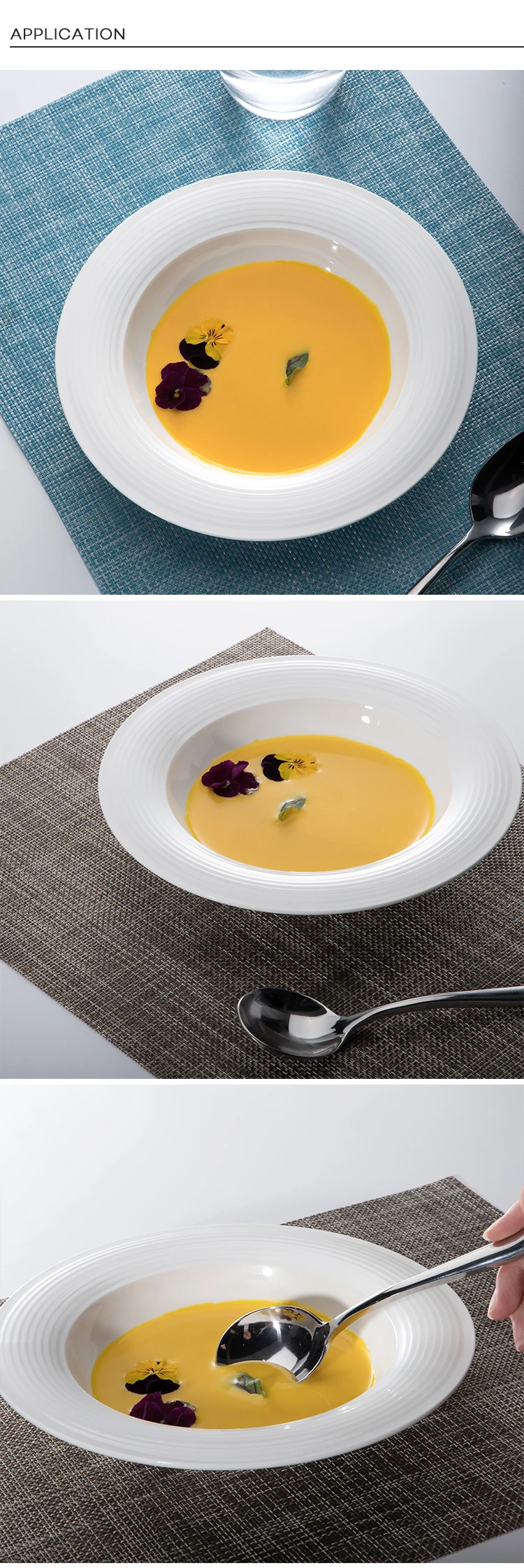 ceramic soup plate
