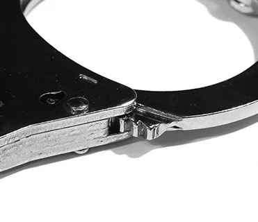 新兴碳钢和镀镍银警察手铐 hl10