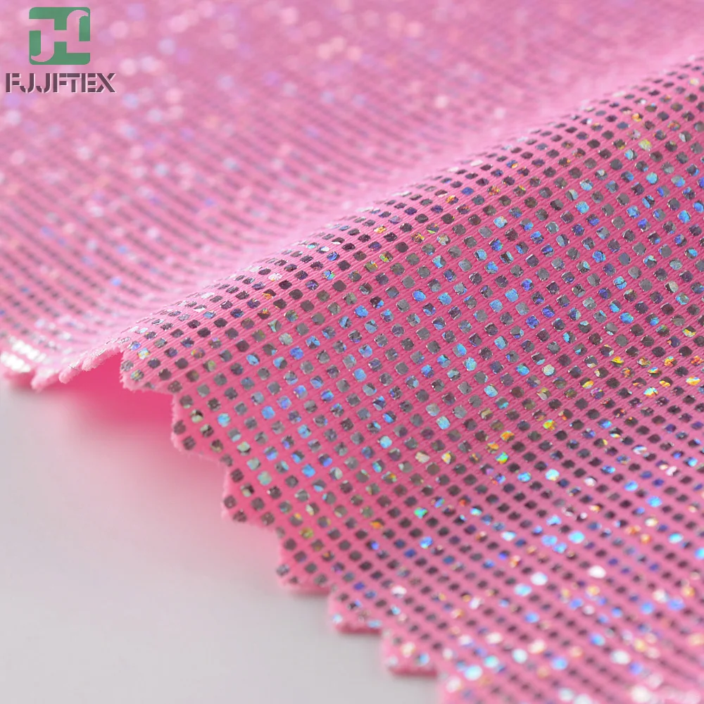 Elastane Nylon Warp Tricot Foil Print Fabrics For Dance Costume Fabrics
