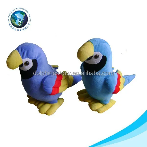 talking parrot stuffed animal