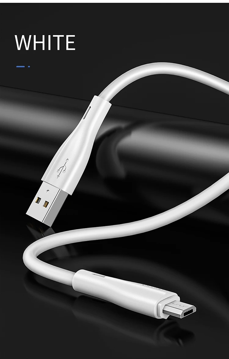 JOYROOM PVC hot selling charging mobile charger cable for samsung charger cable usb v8 - ANKUX.COM