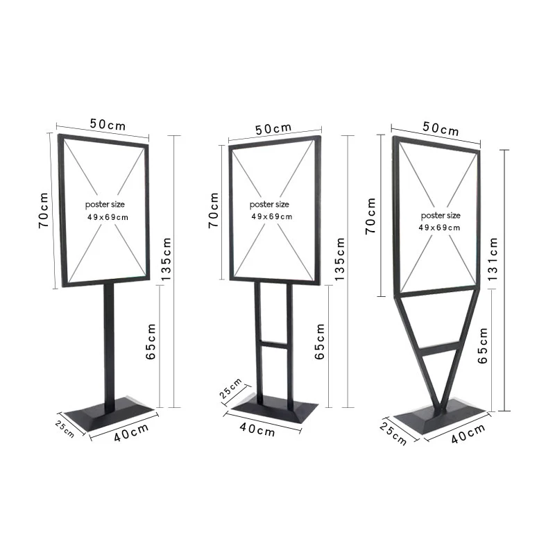 Picture frame floor stand a frame advertising boards poster stand wait outdoor poster floor stand