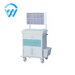 hospital plastic emergency cart