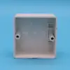 PVC conduit back wall electrical limit switch box