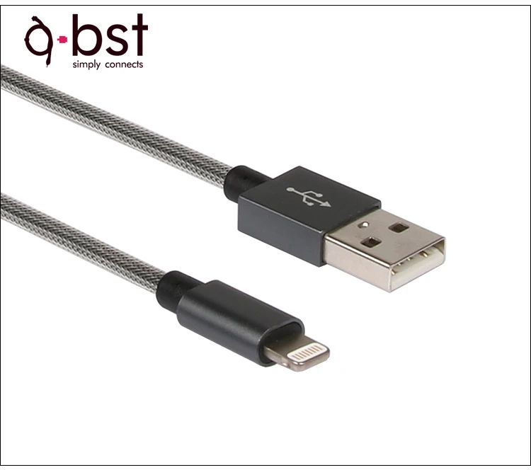 MFi Certified Nylon barided fast charging usb date Cable for iPhone8 8Plus