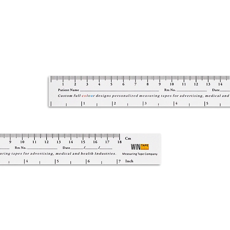 wintape wound measuring paper ruler disposable medical wound ruler 15