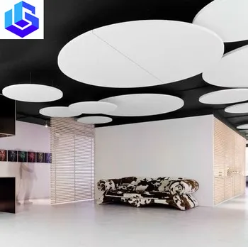 Class A Cloud Round Baffle Fiberglass Acoustic Ceiling Tile Buy Class A Cloud Round Baffle Fiberglass Fiberglass Acoustic Ceiling Tile Acoustic