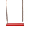 Brand amusement equipment red rubber patio children's garden metal swing sets for kids
