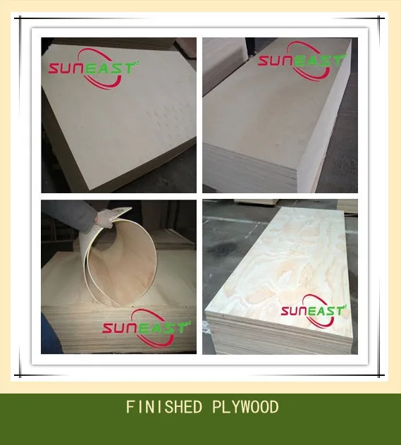 Full Hardwood And Poplar Long Grain And Short Grain Flexible Plywood