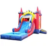 Inflatable Slip Wet& Dry slide with pool/inflatable swimming pool slide