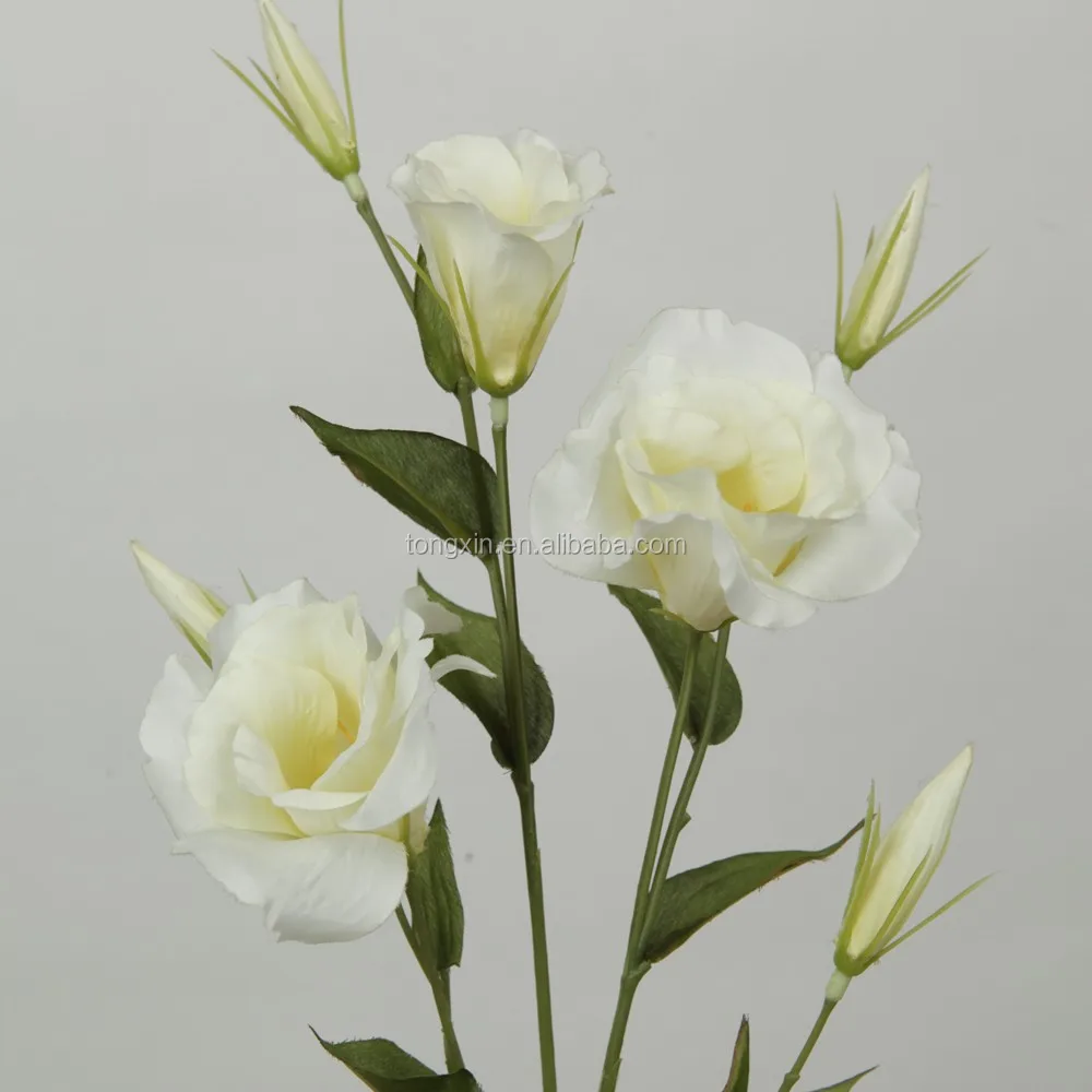 Moderaten preis künstliche blume real touch hochwertige lisianthus ... Künstliche blumen deko