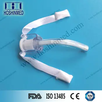 Medical Pvc Tracheal Tube Curved Metal Tracheostomy Tube Silver - Buy ...