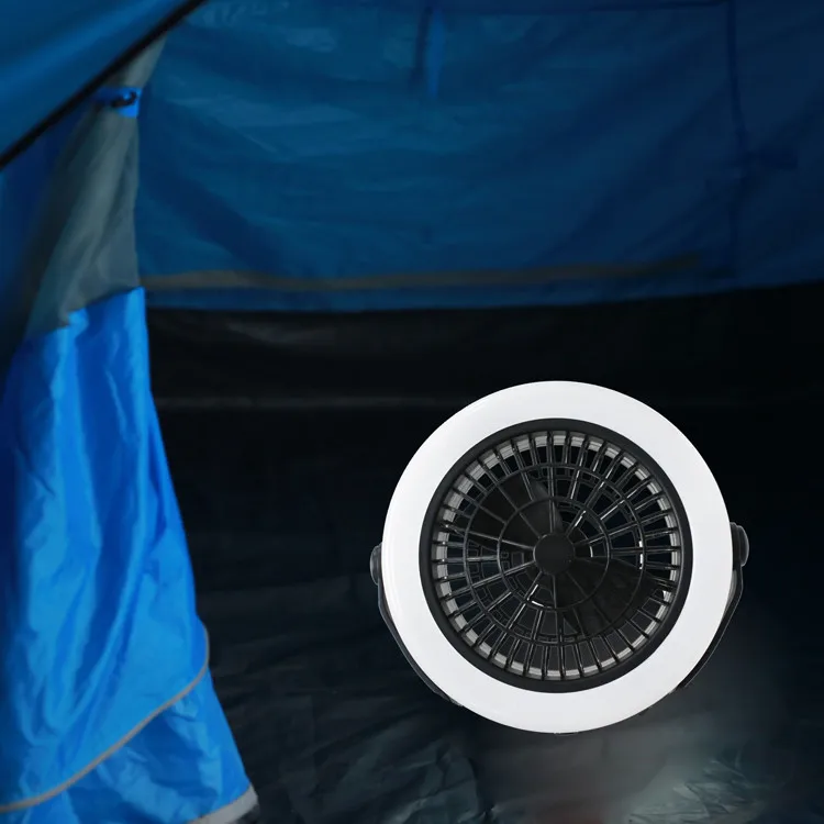 Battery Operated Mini Ceiling Fan withe Light Electric Fan