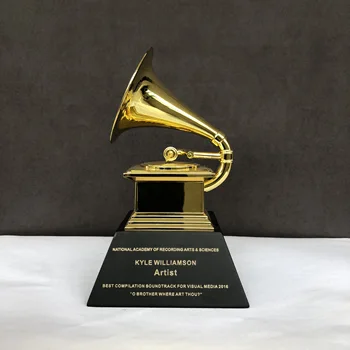 2019 Metal Customized Replica Gold Grammy Award Trophy - Buy Customized 