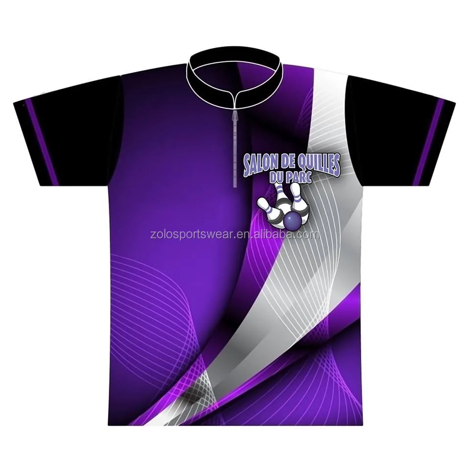 Custom Made Sublimated Men's Bowling Jerseys Buy Bowling Jerseys