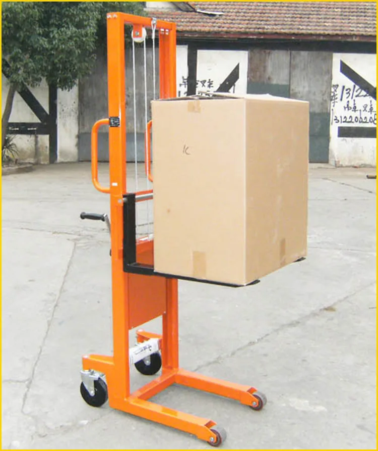 Sinolift Ls350 Hand Winch Stacker With Adjustable Width Forks Buy