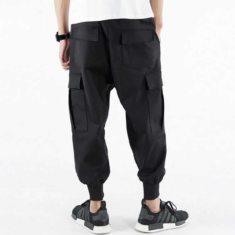 Nuevo Diseno Japon Estilo Harem Baggy Hombres 6 Pocket Cargo