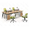 Wooden office computer table new design, filing cabinet with drawers
