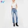 High Waist Stretch Slim Denim Latest Design Skinny Pencil Woman Jeans