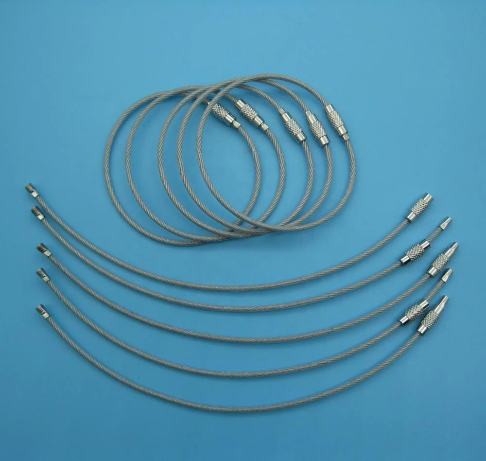 2.0mm Stainless Steel Wire Loop With Buckle Screw Chain Buy Stainless