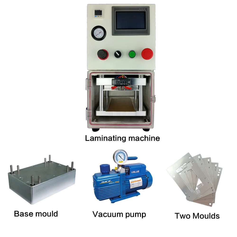 Newest Vacuum Laminating Machine,3 In 1 Multifunctions Layer Oca