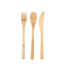 Cheap hot sale wooden spoon and fork knife tableware