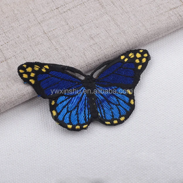 Kids Clothing Bag,Caps,Arts Craft Sew Making Jackets PGMJ 17 Pieces Big Butterfly Iron on Patches Embroidery Applique Patches for Arts Crafts DIY Decor Jeans 